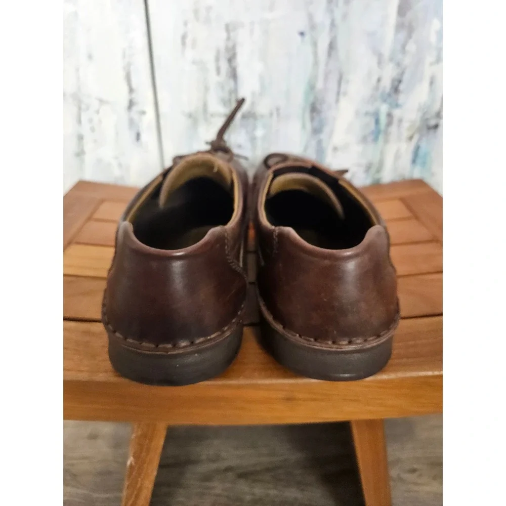 Birkenstock Dundee Shoes 46 M13 Brown Leather Lace Up Derby Gorpcore Comfort